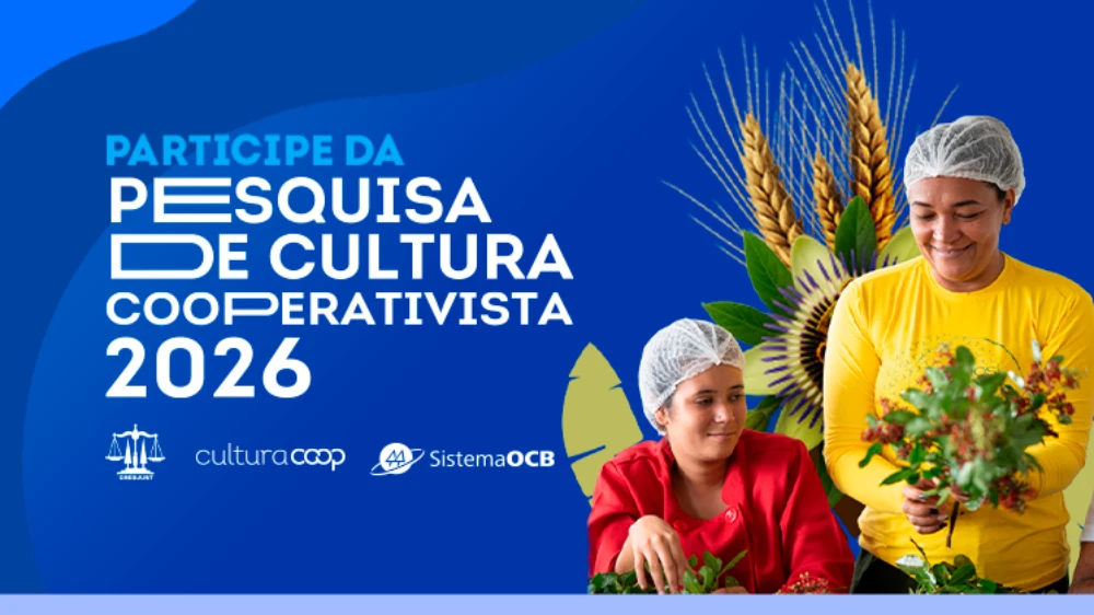 Credjust incentiva participação na Pesquisa Nacional de Cultura Cooperativista